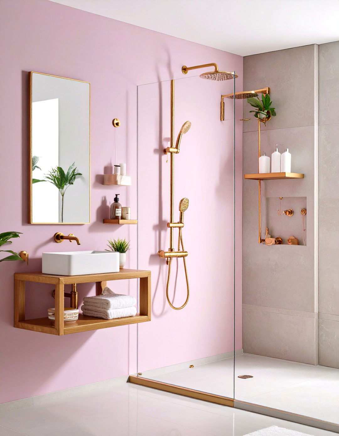 Retractable Storage Arms - 24 Shower Storage Ideas