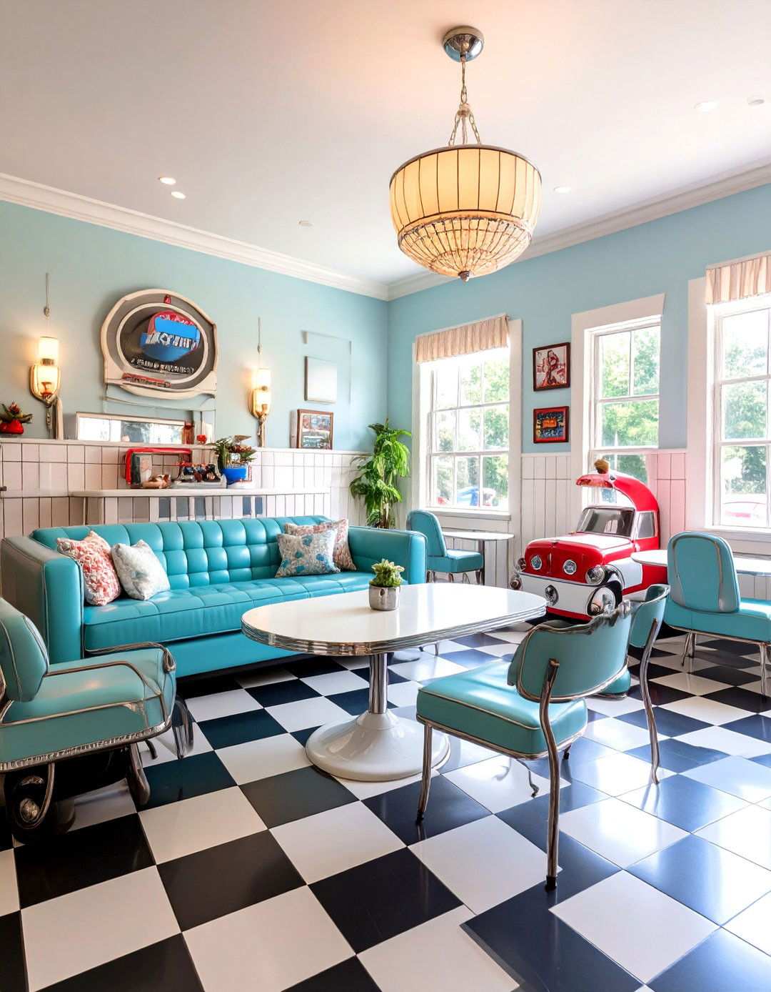 Retro Diner Baby Room - 24 Vintage Nursery Ideas