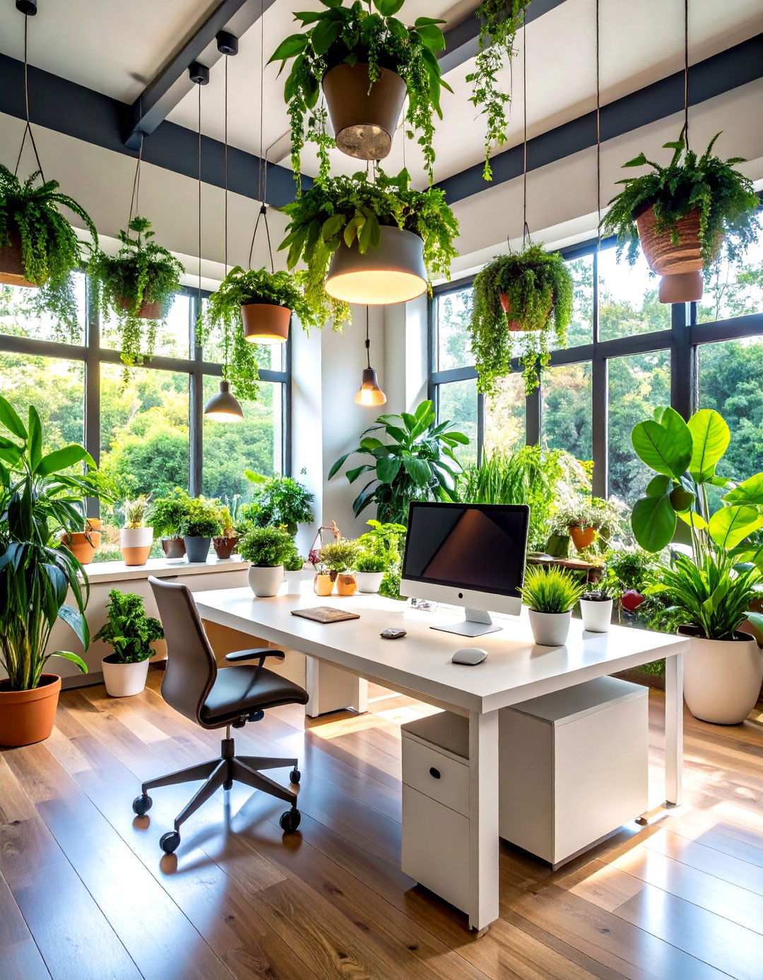 Retro Mid Century Modern Office - 24 Home Office Ideas for Her