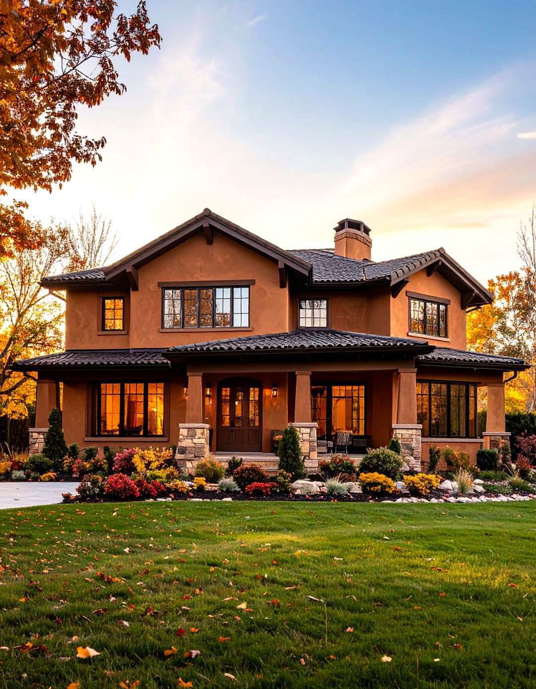 Rich Earth Brown - 24 Stucco Colors for Home Exteriors