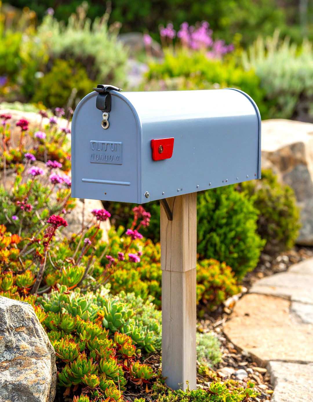 Rock Garden Alpine Display - 24 Mailbox Landscaping Ideas
