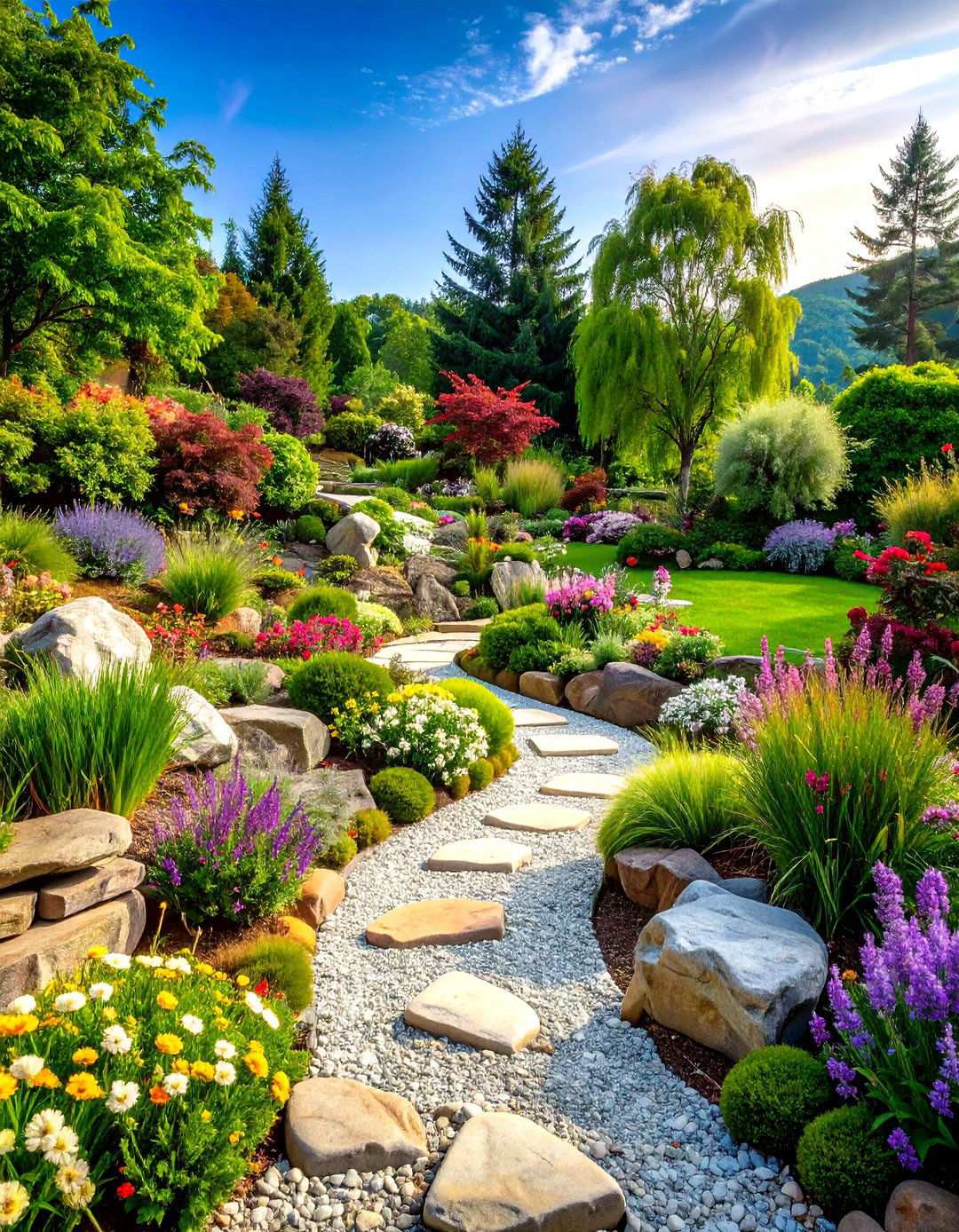 Rock Garden Landscape - 24 Xeriscape Ideas