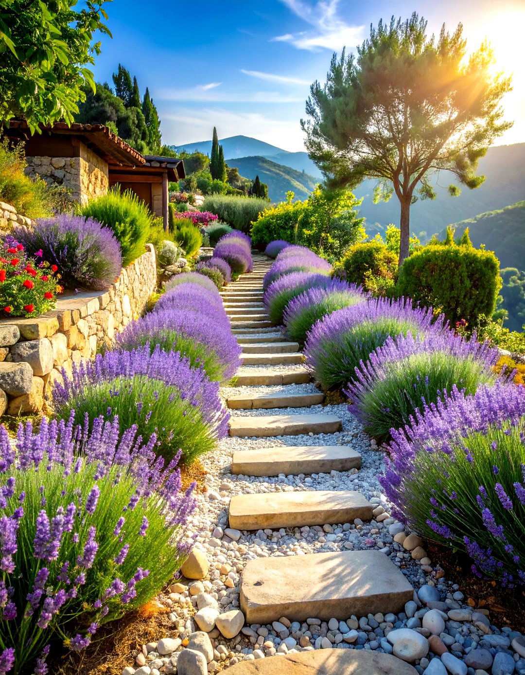 Rock Garden Mediterranean Herb Theme - 24 Herb Garden Ideas
