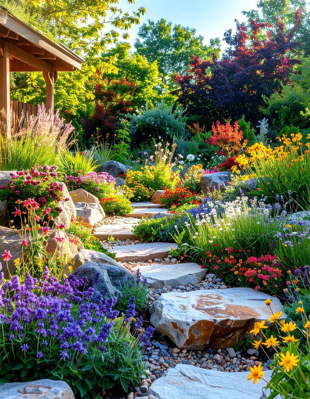 Rock Garden Wildflower Gardens - 24 Wildflower Garden Ideas