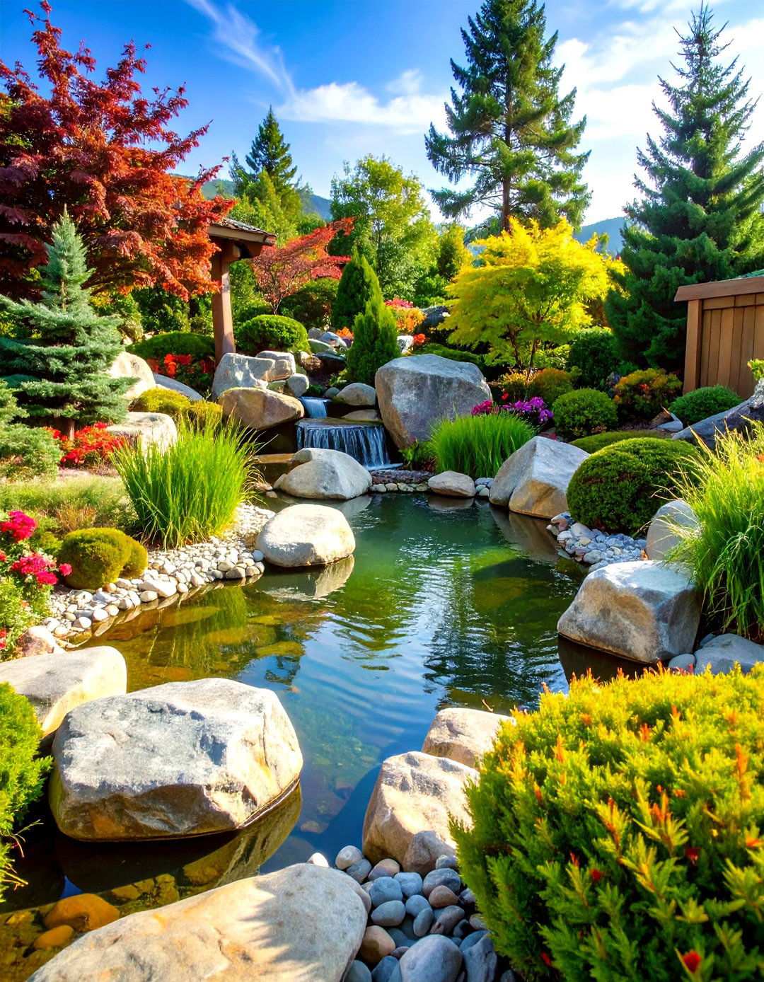 Rocky Mountain Stream Pond - 24 Pond Landscaping Ideas