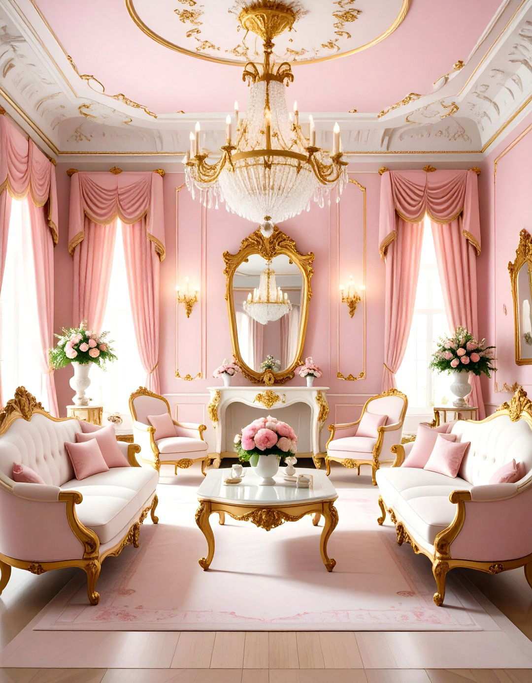 Rococo Revival Victorian Parlor - 24 Victorian Living Room Ideas