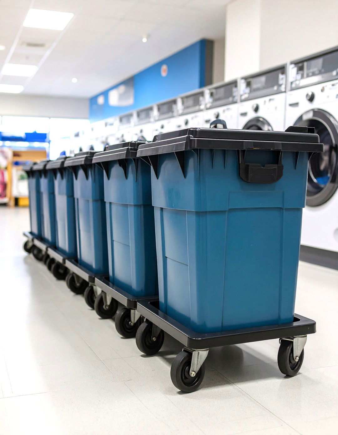 Rolling Bin Collections - 24 Laundry Basket Storage Ideas