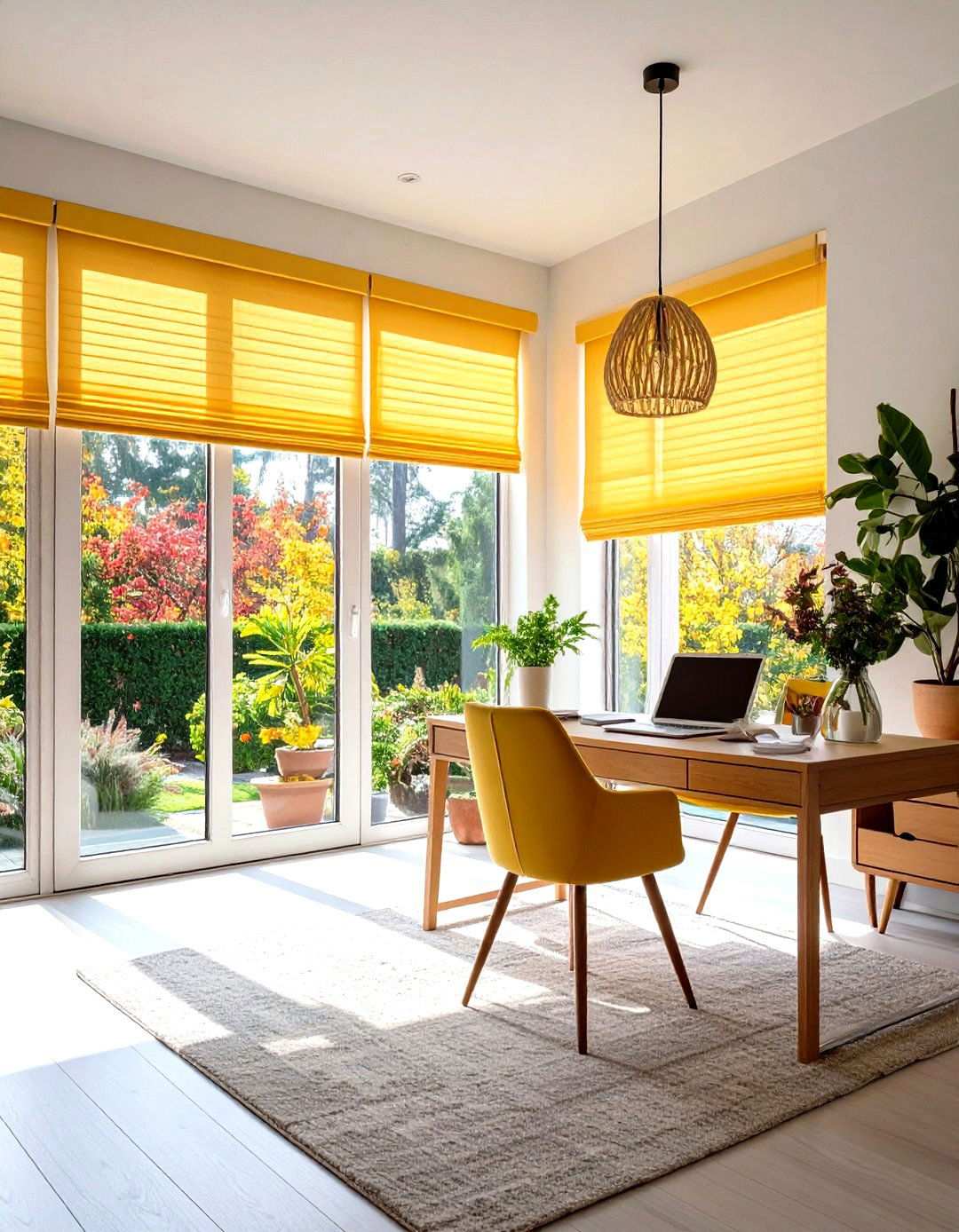 Roman Shade Sliding Door Treatments - 24 Sliding Door Curtain Ideas