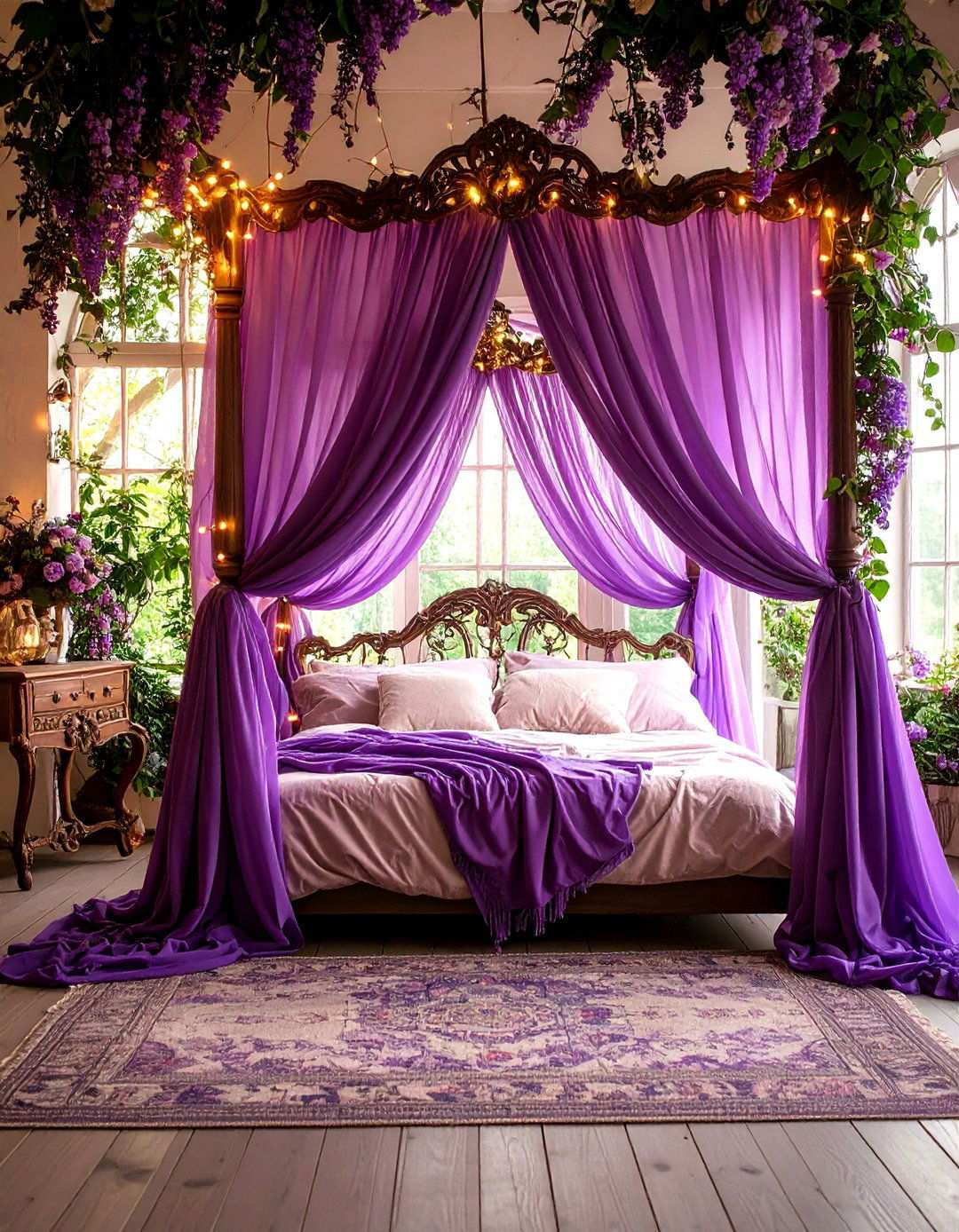 Romantic Canopy Vampire Bedroom - 24 Vampire Bedroom Ideas