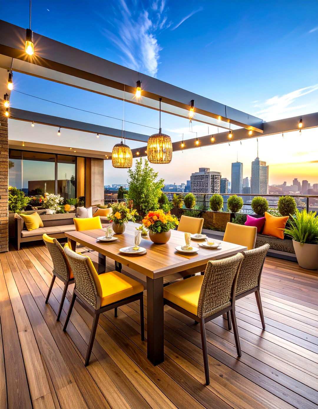 Rooftop Deck Dining Room Extension - 24 Rooftop Deck Ideas
