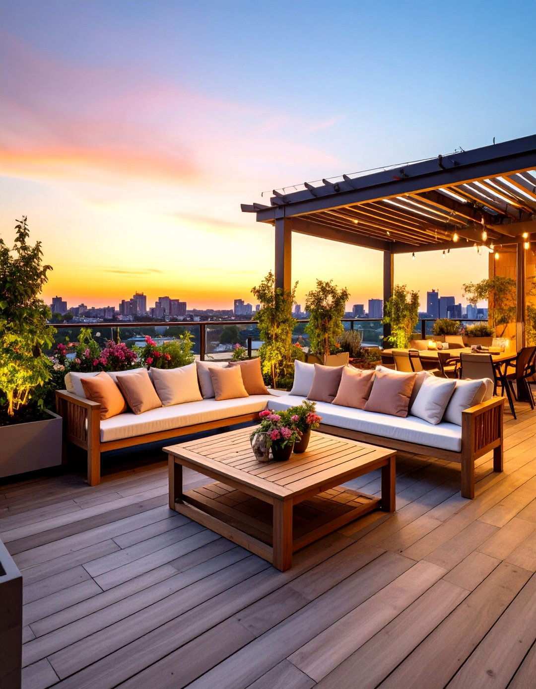 Rooftop Deck Reading and Library Nook - 24 Rooftop Deck Ideas