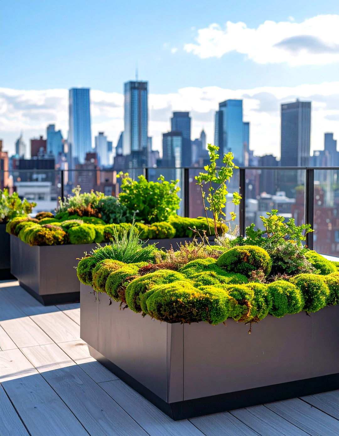 Rooftop Moss Garden Sanctuary - 24 Moss Garden Ideas
