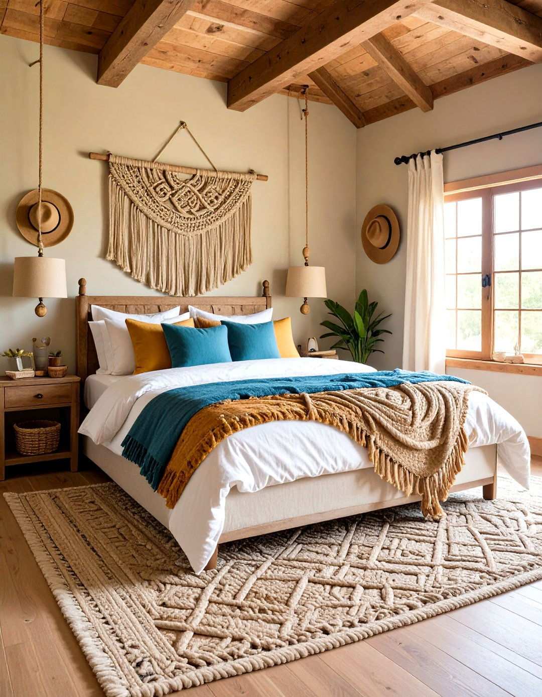 Rope and Knot Bedroom - 24 Western Bedroom Ideas