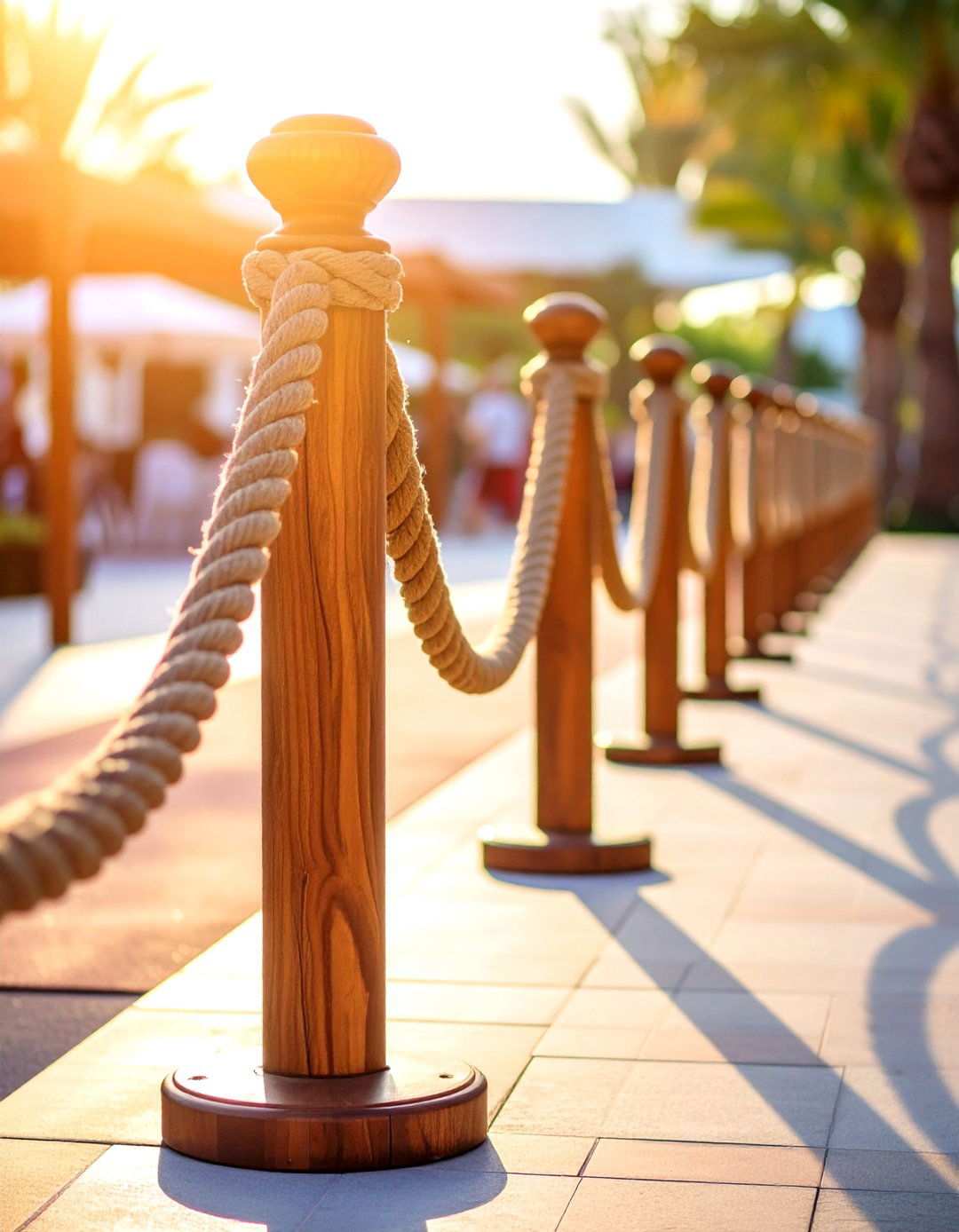Rope and Post Boundary Systems - 24 Temporary Fence Ideas