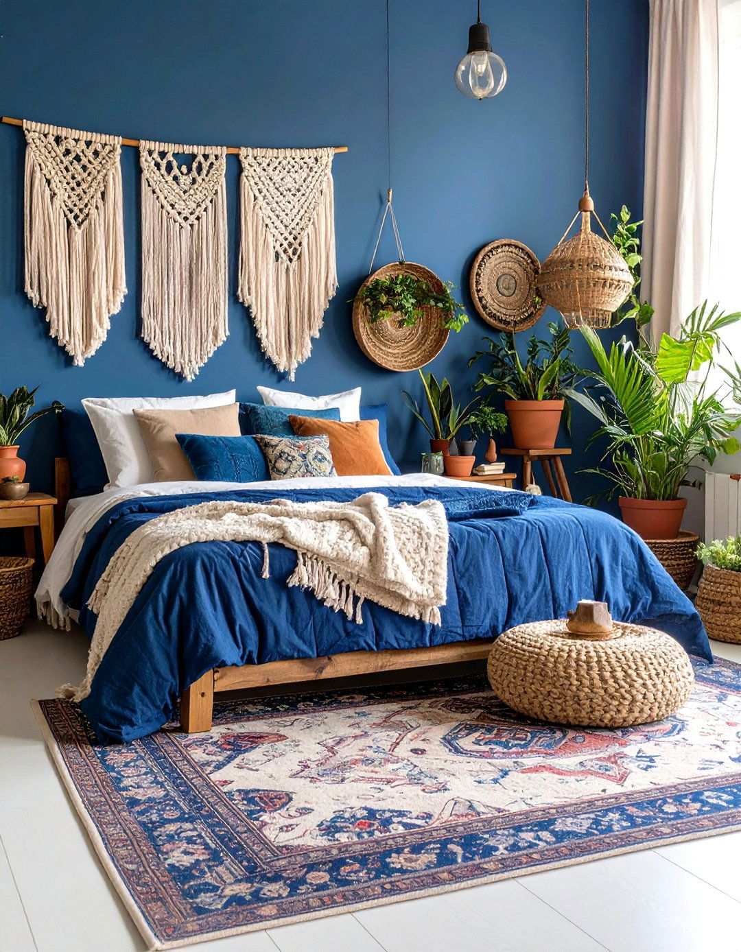 Royal Blue Bohemian Bedroom - 24 Royal Blue Bedroom Ideas