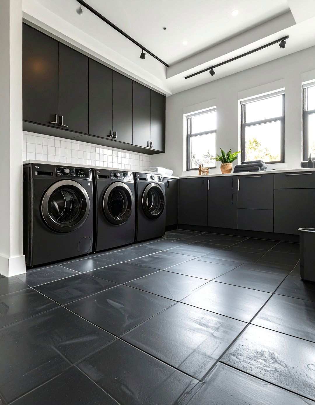 Rubber Tile Flooring Systems - 24 Laundry Room Floor Ideas