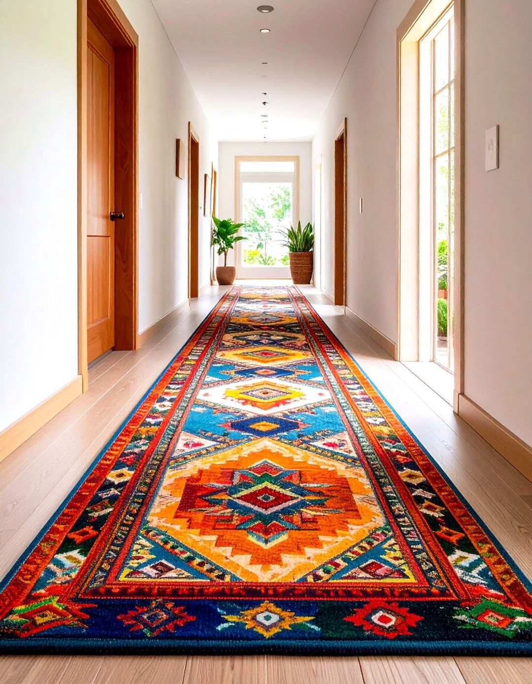 Runner Rug Placement - 24 Narrow Hallway Ideas
