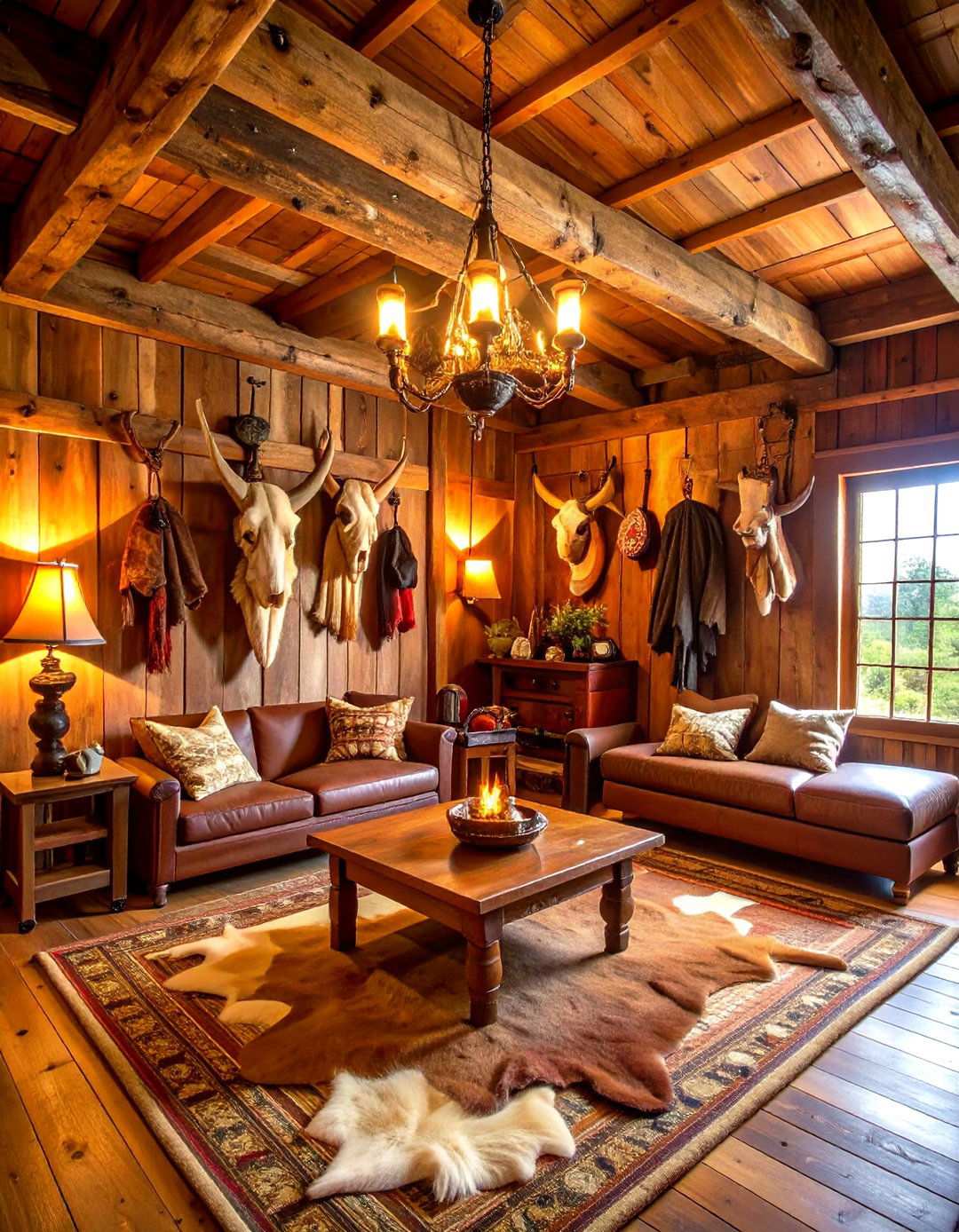 Rustic Cabin Hunting Trophy Room Design - 24 Hunting Trophy Room Ideas