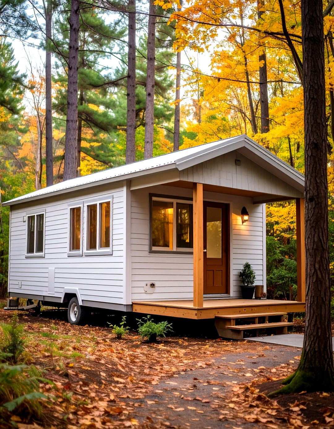 Rustic Cedar Shake Appearance - 24 Mobile Home Siding Design Ideas
