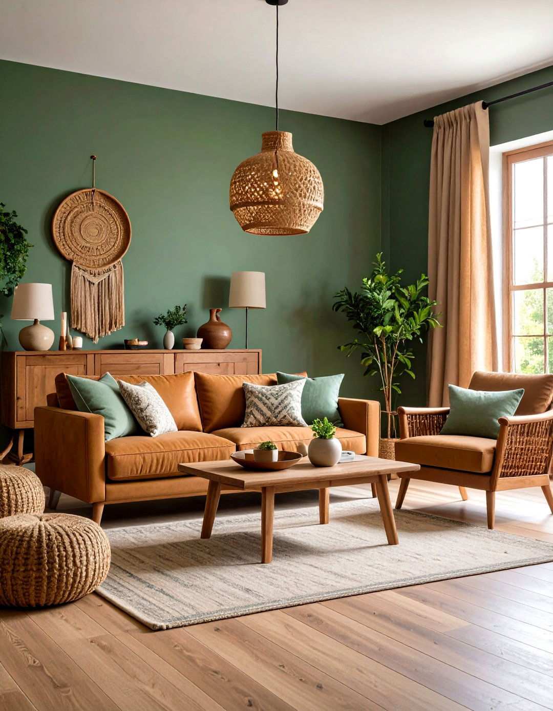Rustic Color Schemes and Paint Choices - 24 Rustic Living Room Ideas