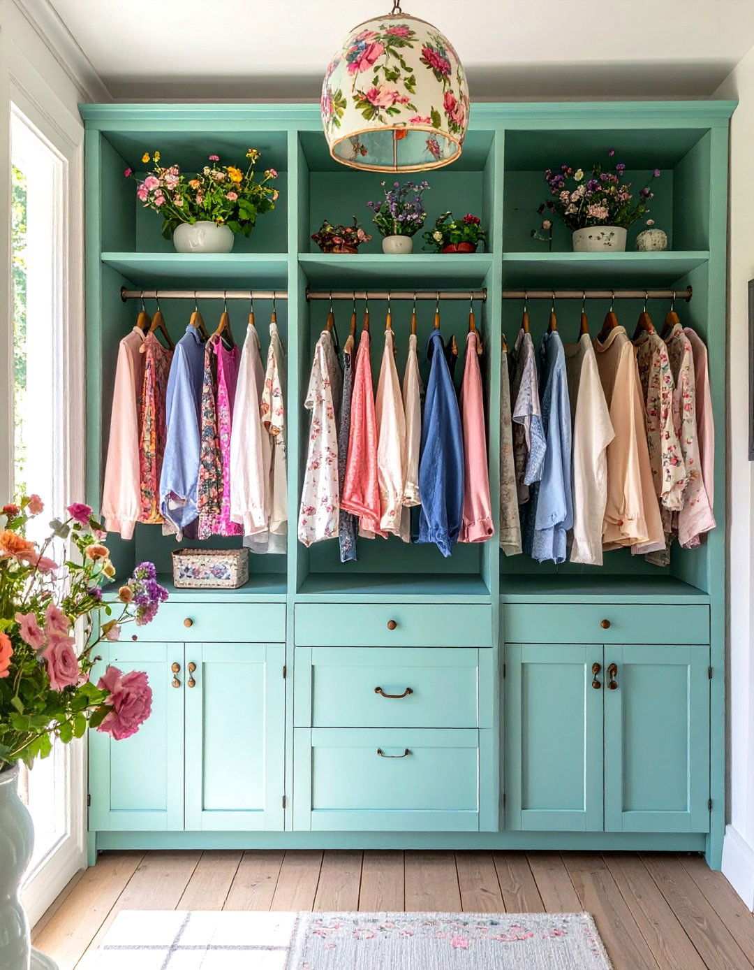 Rustic English Cottage Garden Closet - 24 Rustic Closet Ideas