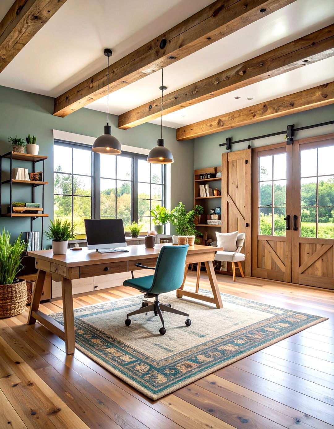 Rustic Farmhouse Elements - 24 Office Guest Room Ideas