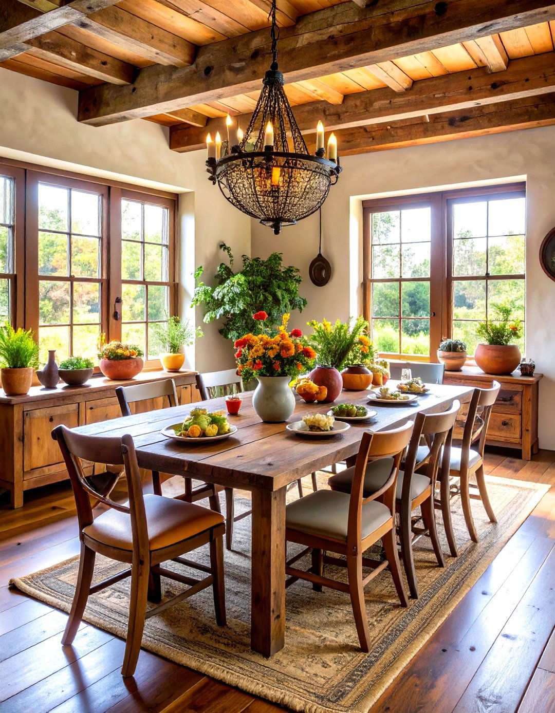 Rustic Hacienda Dining Spaces - 24 spanish style dining room ideas