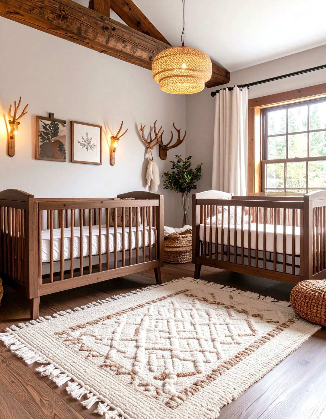 Rustic Lodge Twin Cabin - 24 Twin Nursery Ideas