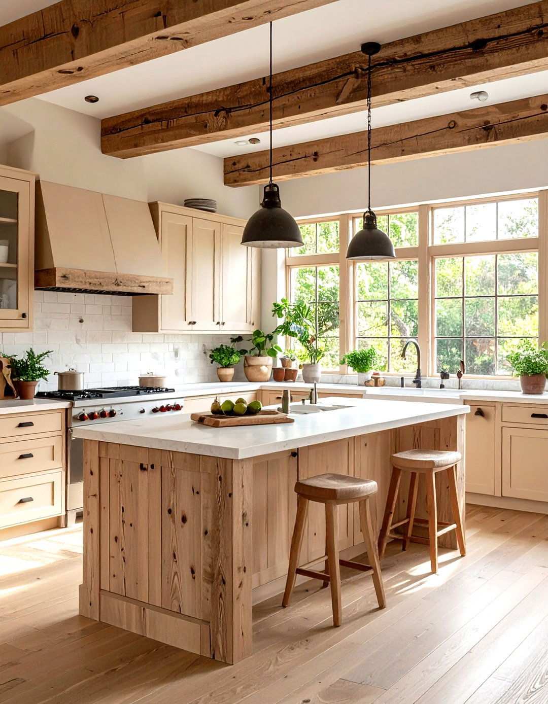 Rustic Modern Beige Cabinets - 24 Kitchens With Beige Kitchen Cabinets
