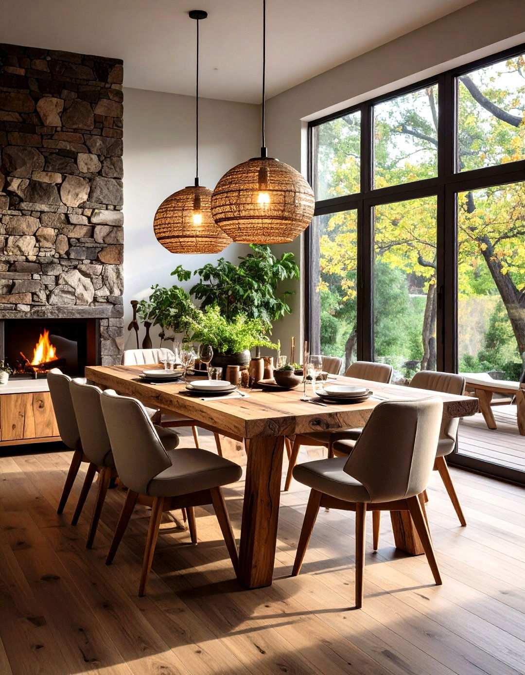 Rustic Modern Blend - 24 Mid-century Modern Dining Rooms