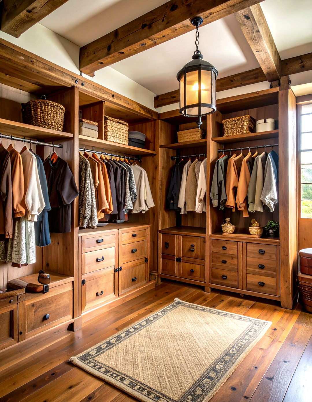 Rustic Primitive Colonial Closet - 24 Rustic Closet Ideas