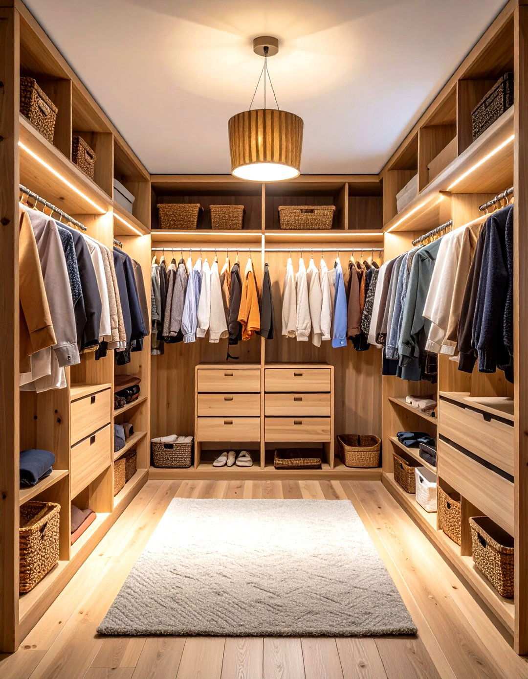 Rustic Scandinavian Cabin Closet - 24 Rustic Closet Ideas