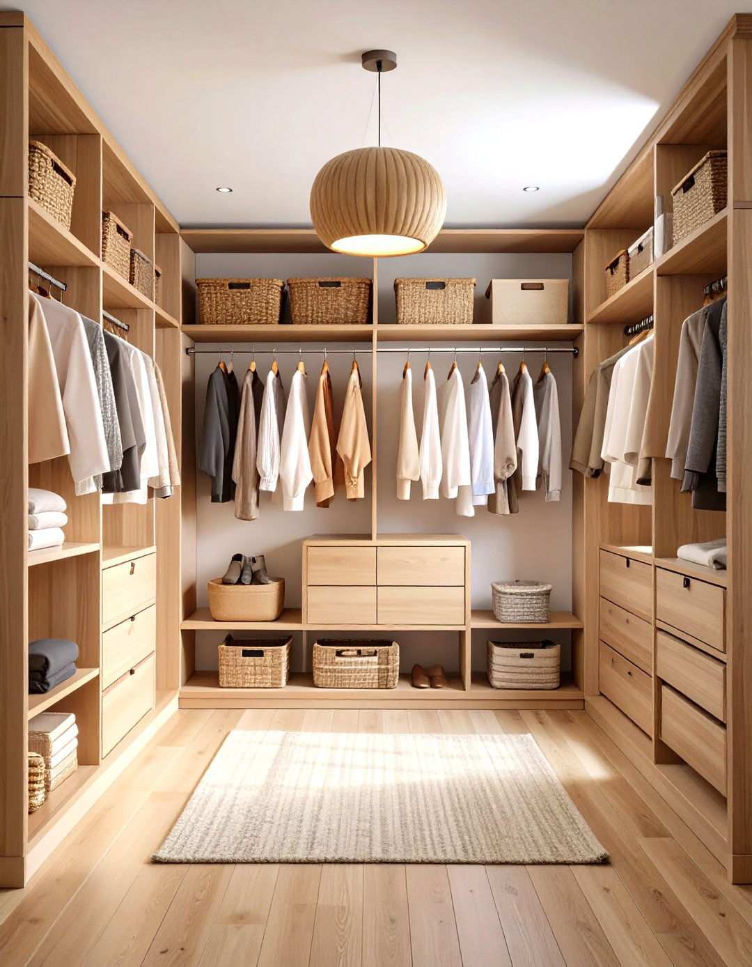 Rustic Scandinavian Minimalist Closet - 24 Rustic Closet Ideas