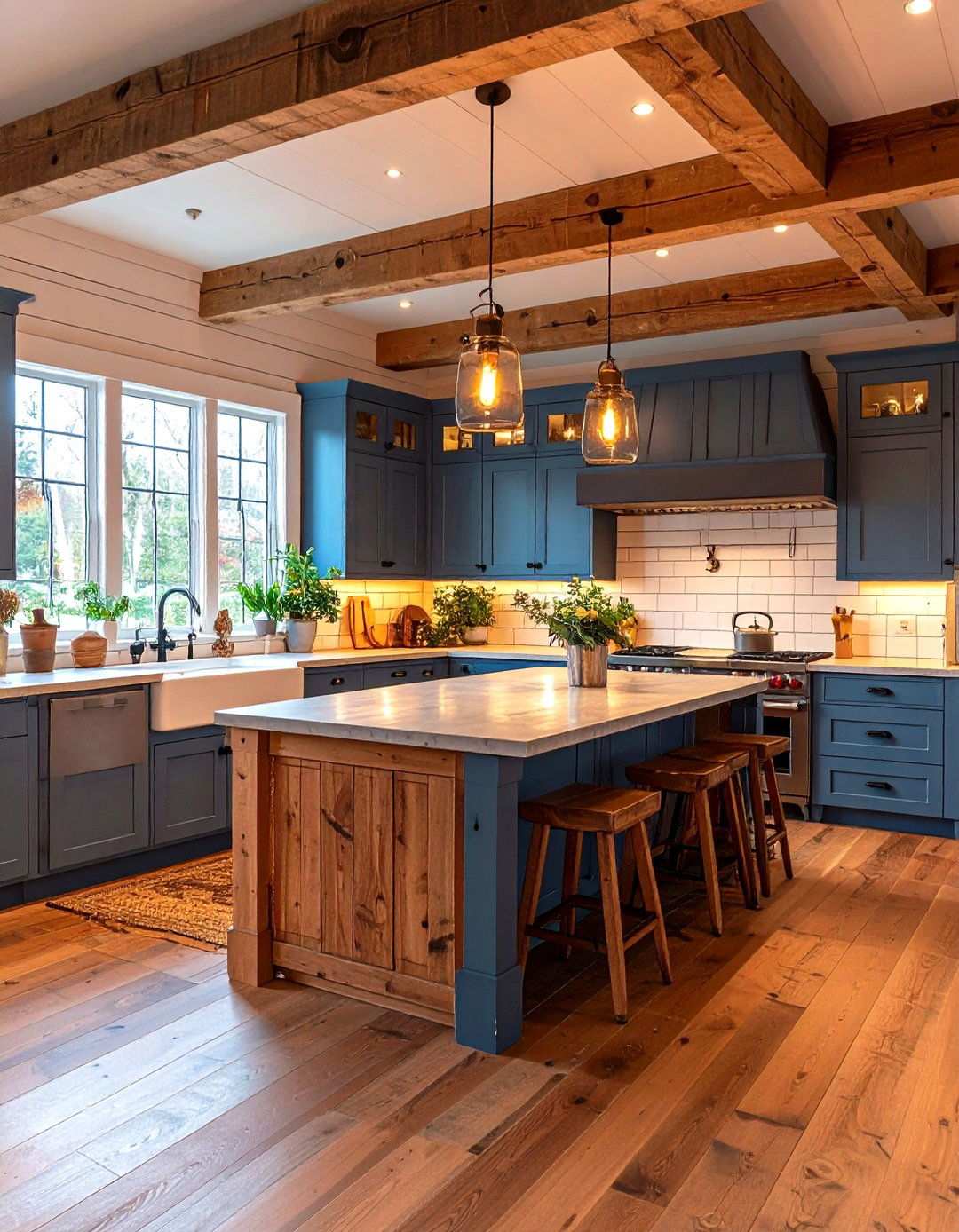 Rustic Shiplap Wainscoting with Farmhouse Elements - 24 Wainscoting Ideas