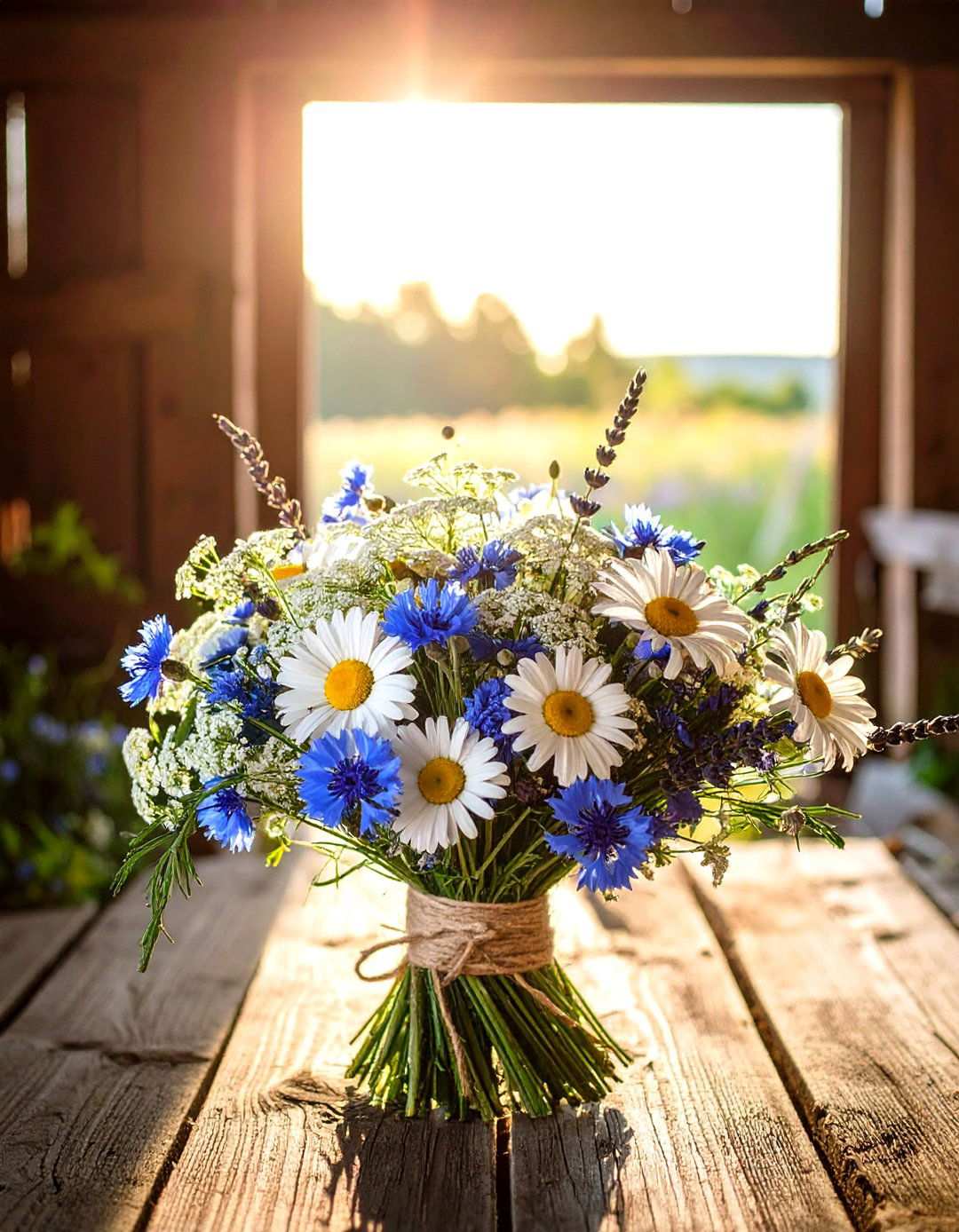 Rustic Wildflower Wedding Bouquet - 24 Wedding Bouquet Ideas
