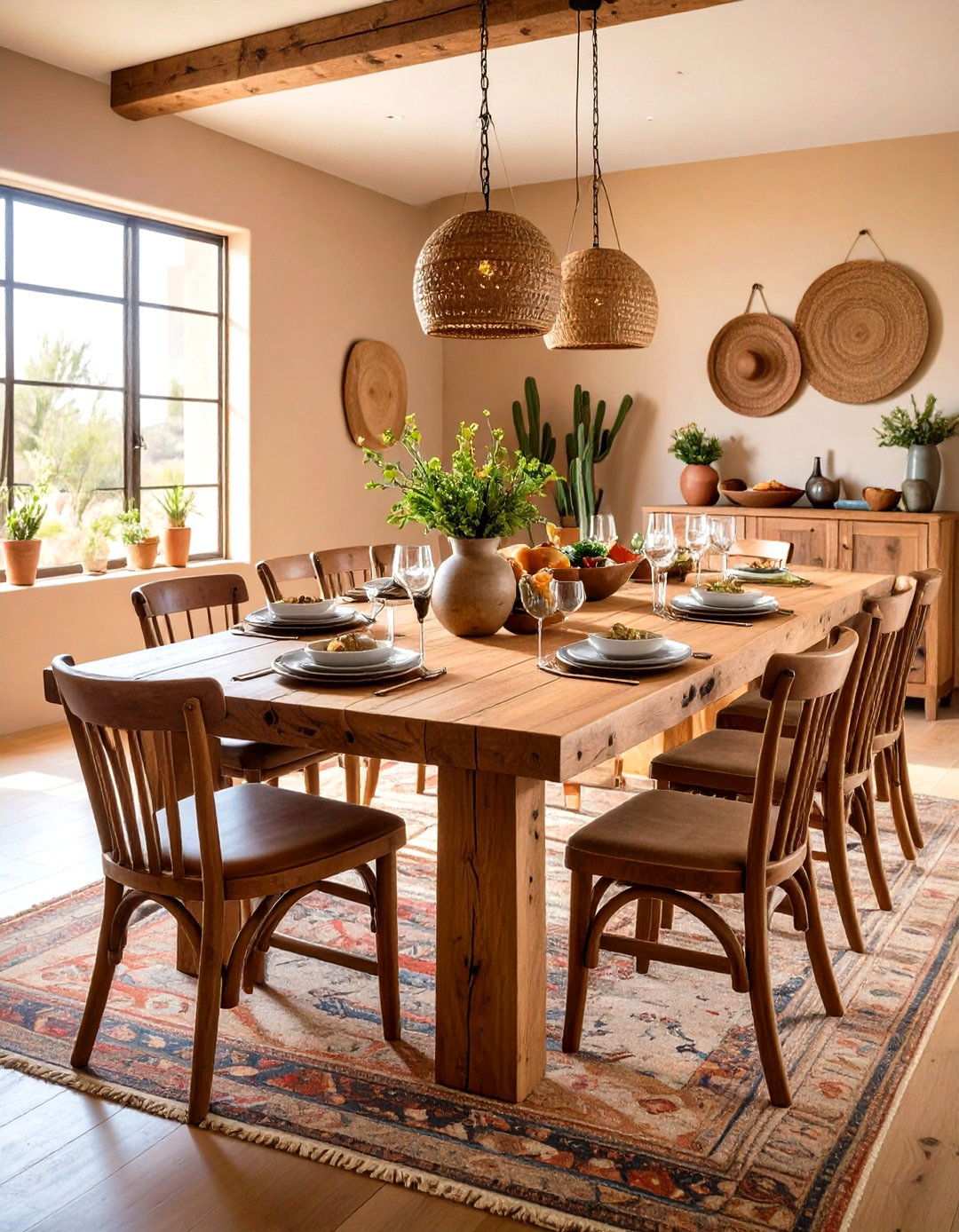 Rustic Wood Furniture Pieces - 24 Southwest Interior Design Ideas