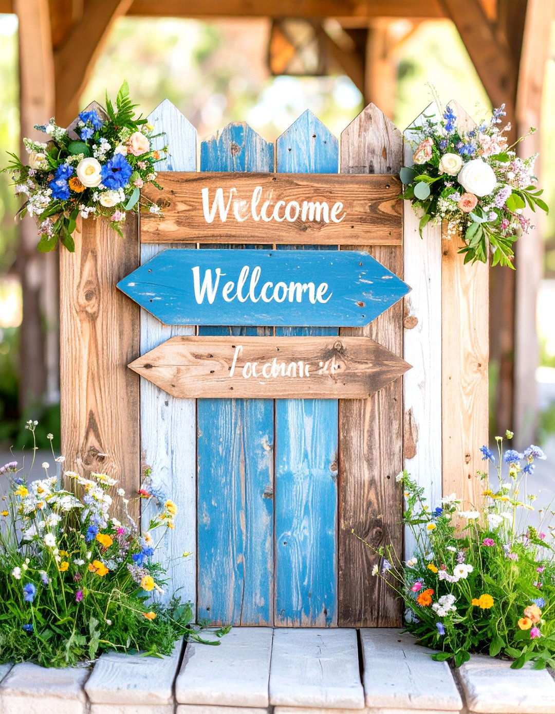 Rustic Wooden Signage - 24 Western Wedding Ideas