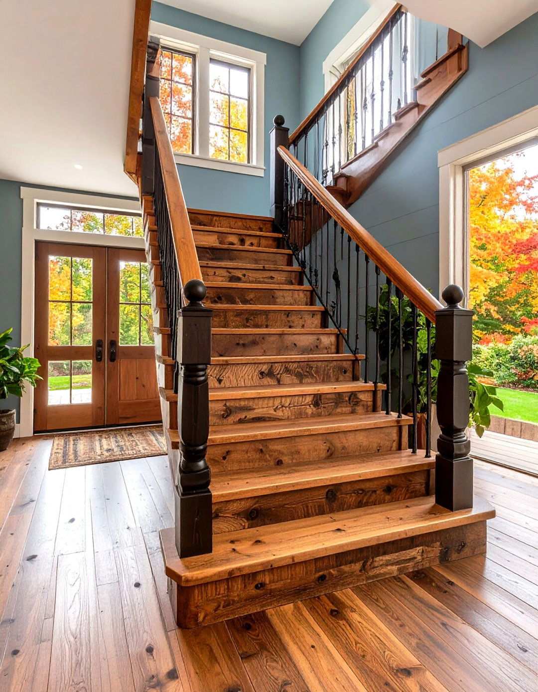 Rustic Wooden Staircase Themes - 24 Wooden Staircase Ideas