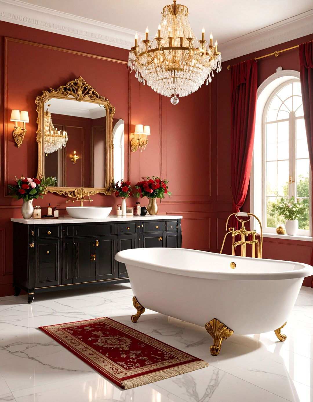 s Hollywood Regency - 24 Vintage Bathroom Ideas