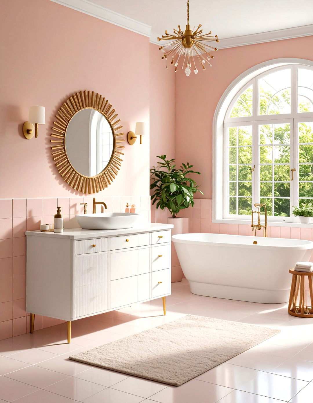 s Pastel Paradise - 24 Vintage Bathroom Ideas