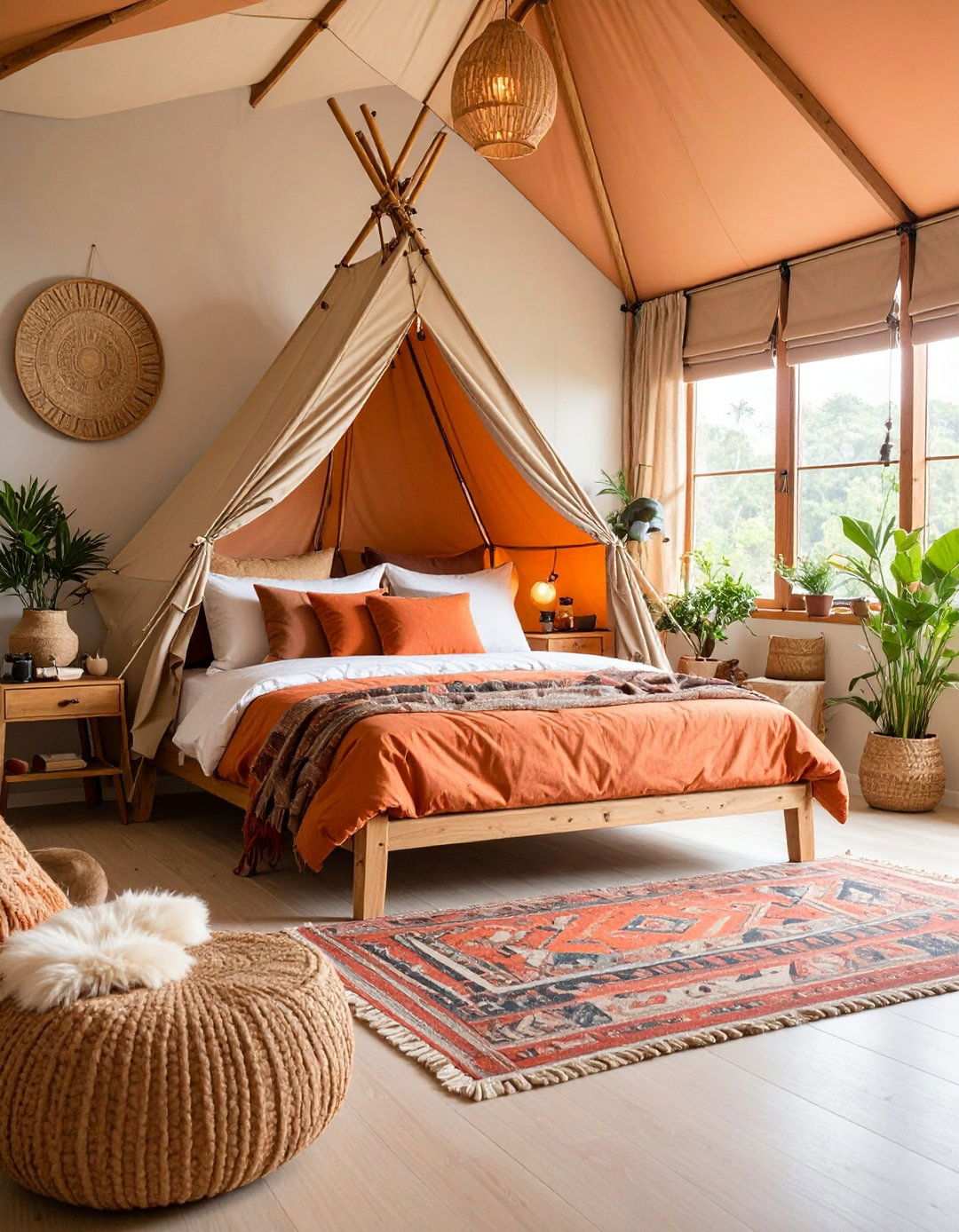 Safari Adventure Base Camp with Wildlife Exploration - 24 Red Boy Room Ideas