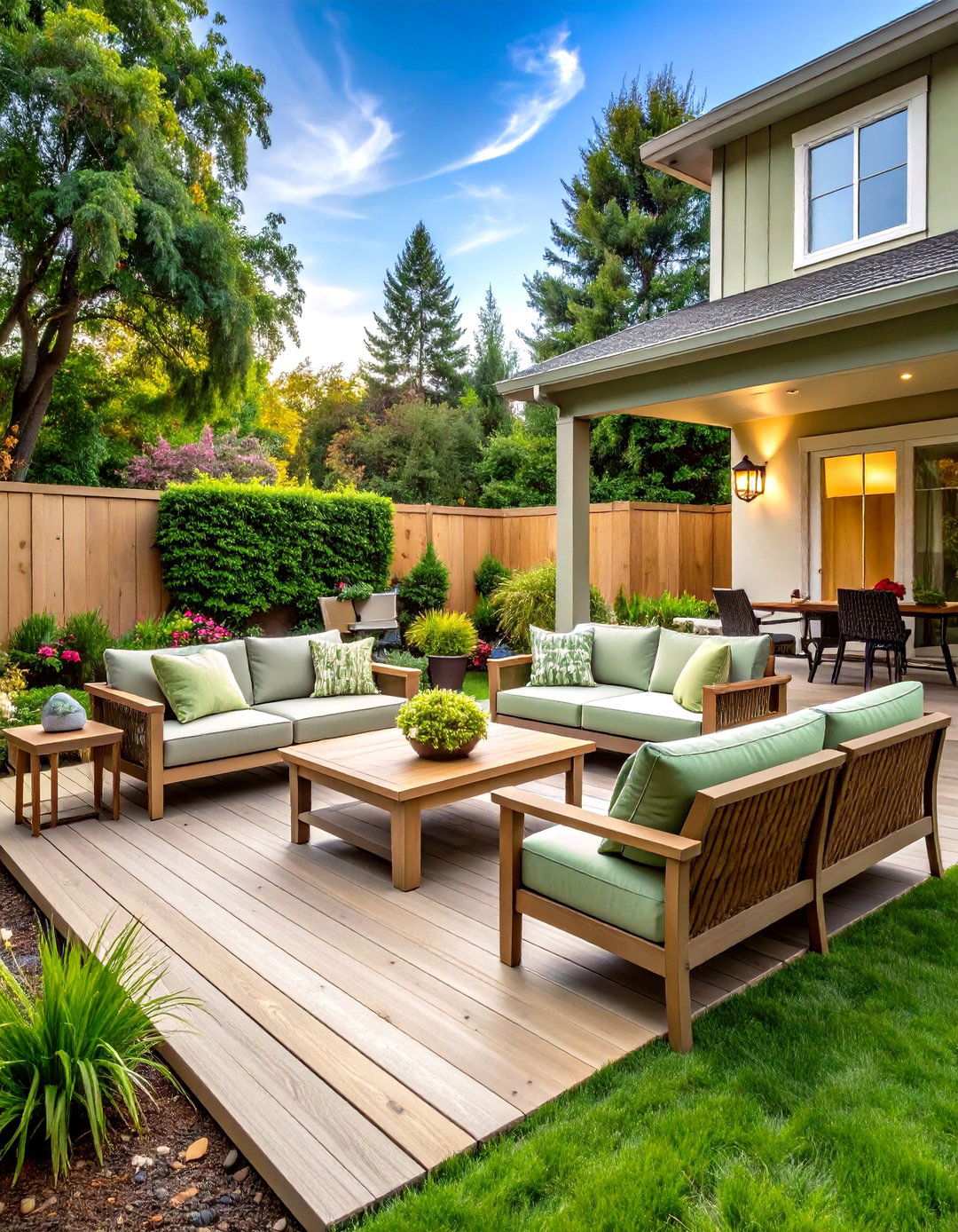 Sage Green and Cream Nature Connection - 24 Two Tone Deck Color Schemes