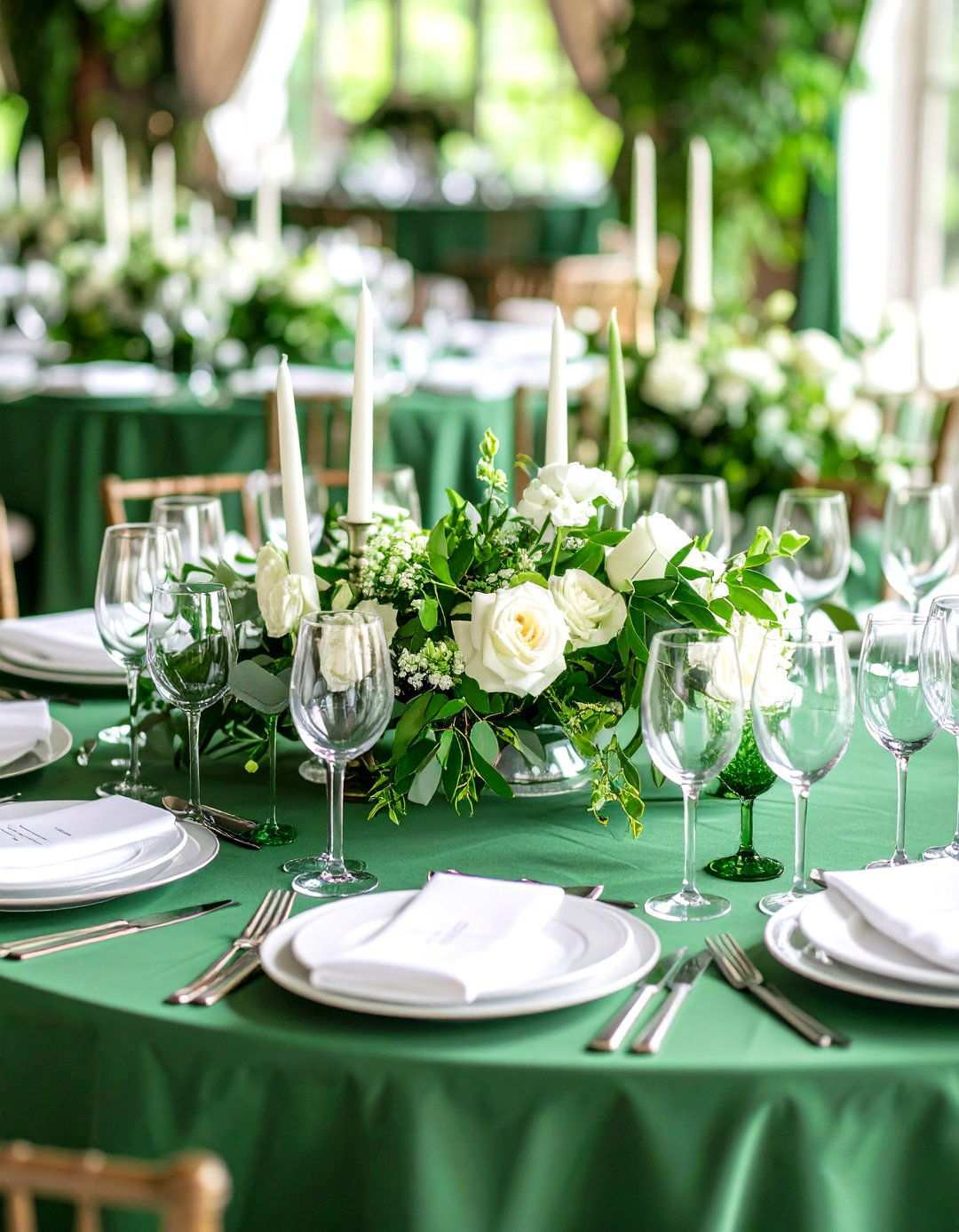 Sage Green and White Classic Elegance - 24 Sage Green Wedding Ideas