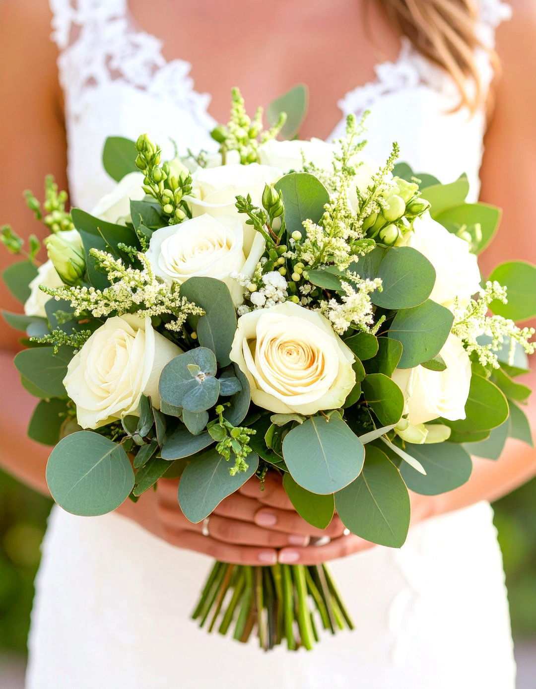 Sage Green Bouquet and Floral Arrangements - 24 Sage Green Wedding Ideas