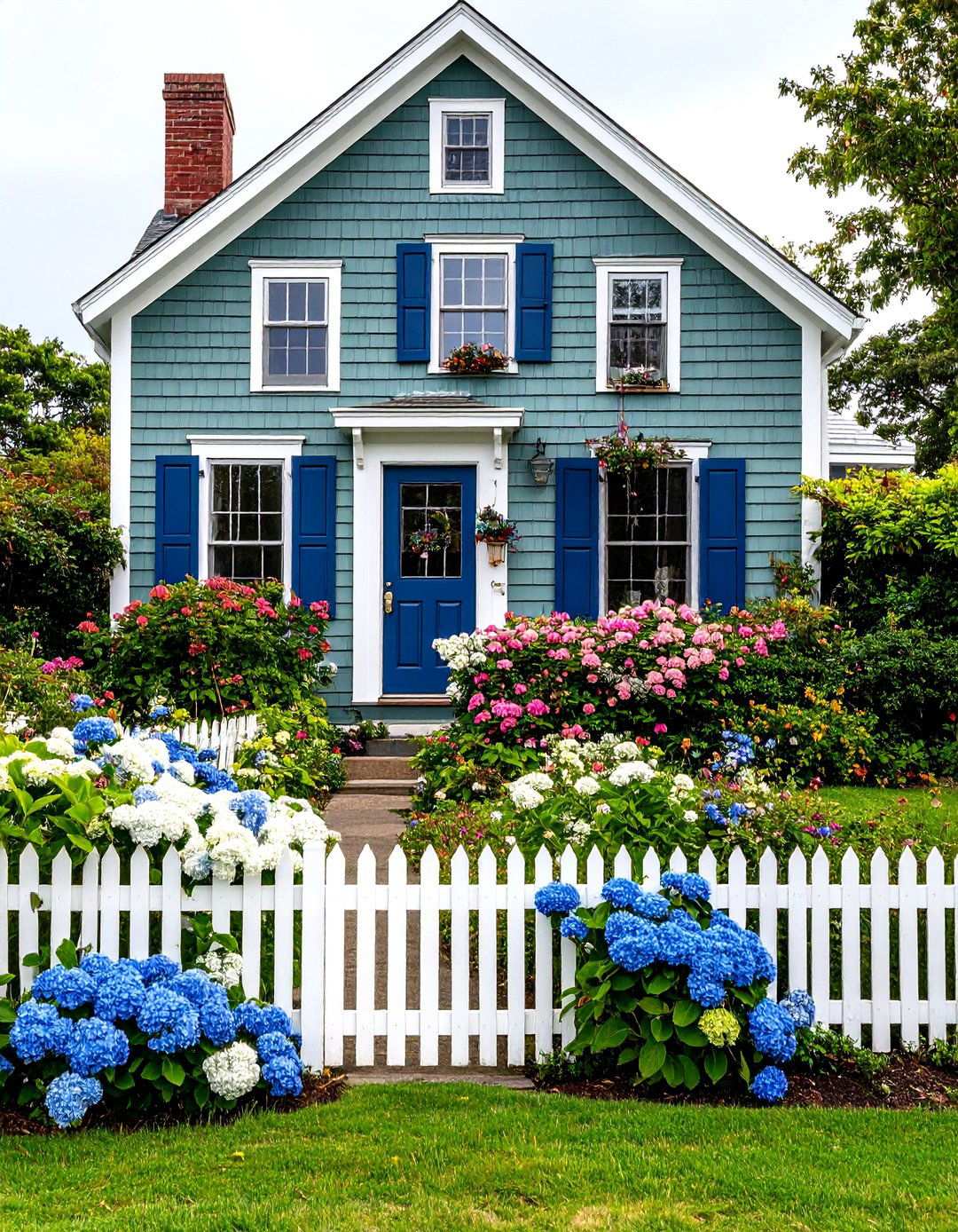 Sage Green Cape Cod Cottage - 24 Sage Green House Exterior Ideas