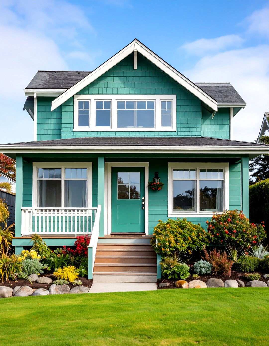 Sage Green Coastal Contemporary - 24 Sage Green House Exterior Ideas