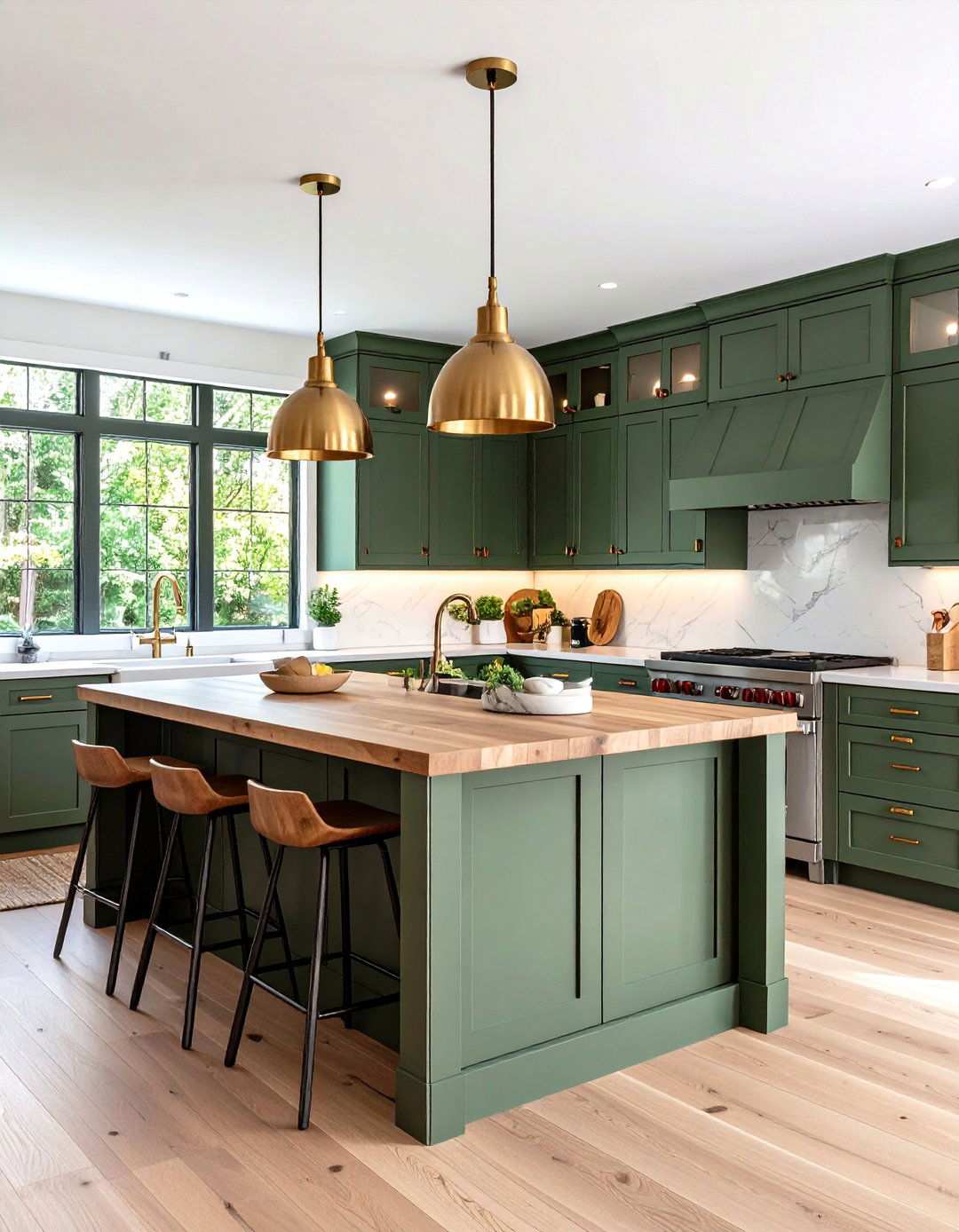 Sage Green Kitchen Island Centerpiece - 24 Sage Green Kitchen Ideas