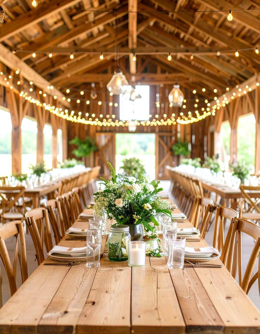 Sage Green Rustic Barn Wedding Decor - 24 Sage Green Wedding Ideas