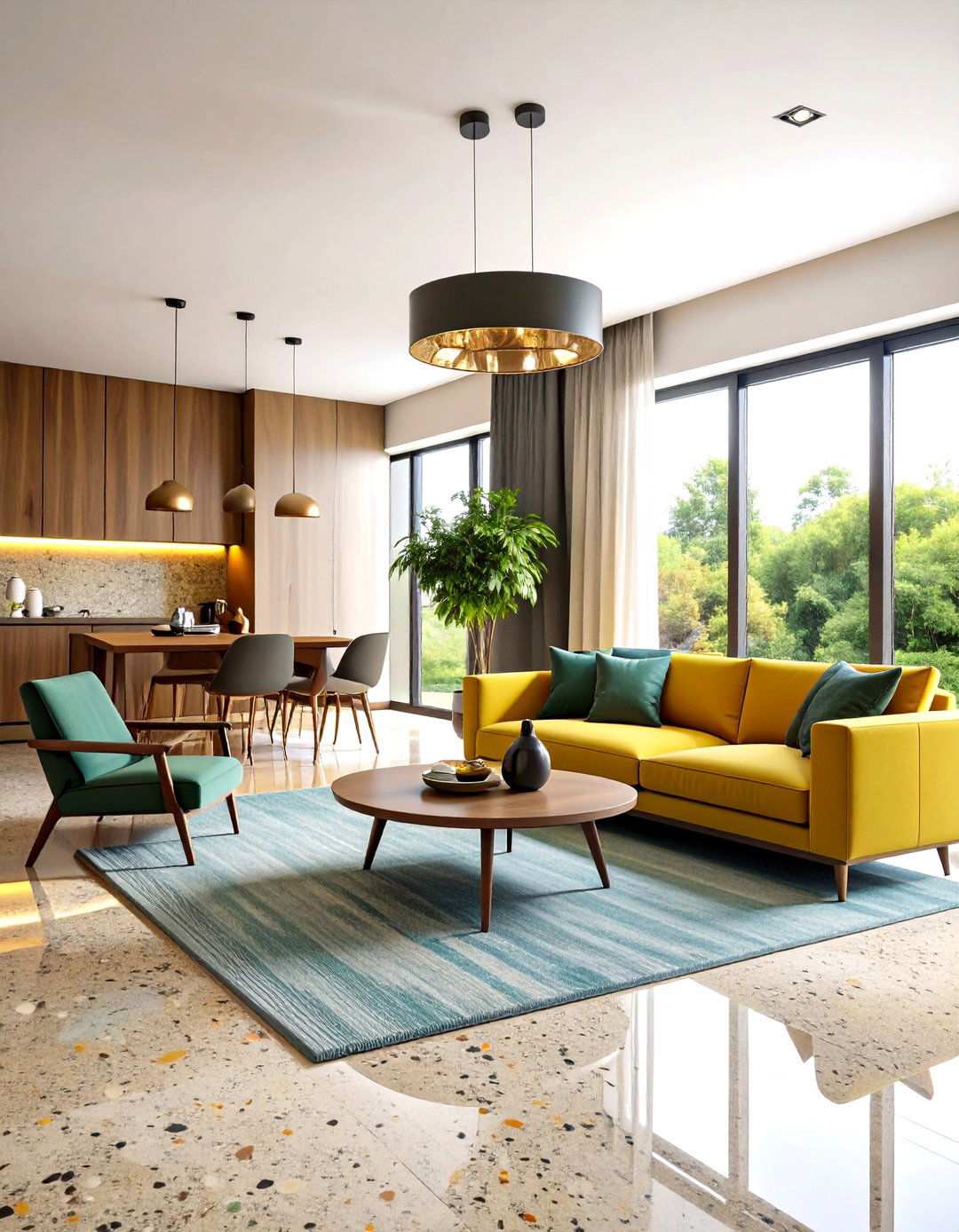 Salt and Pepper Aggregate Finish with Subtle Texture - 24 Types of Concrete Floor Finishes