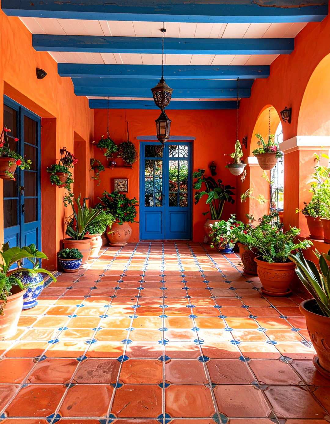 Saltillo Tile Flooring Systems - 24 Mexican Style House Design Ideas